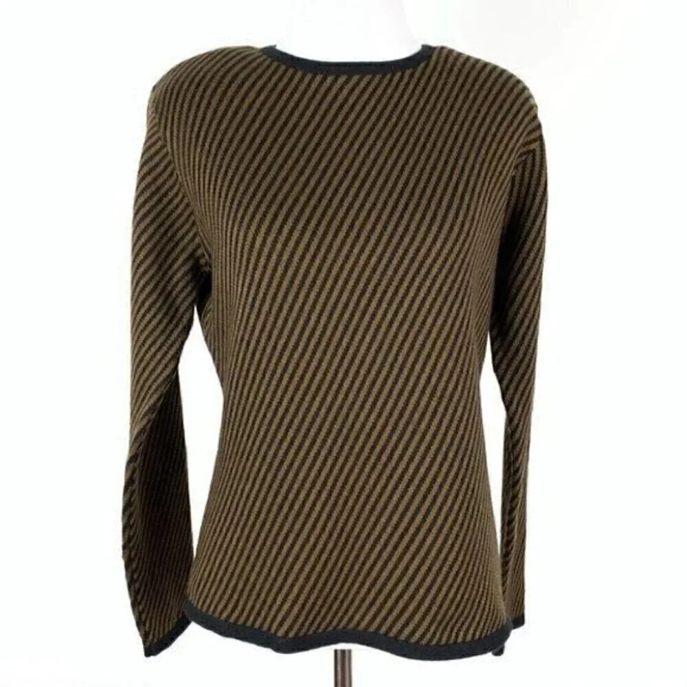 Vtg Carlisle Sweater M 50% Cashmere 50% Silk 80 90